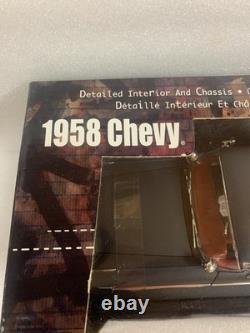 1958 Chevy American Muscle RATS Diecast 118 Car Black with Red Interior