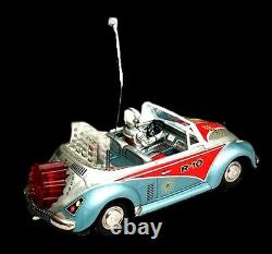 1960s NOMURA VW Beetle Space Patrol Car R-10 with Original Box SCARCE