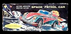 1960s NOMURA VW Beetle Space Patrol Car R-10 with Original Box SCARCE