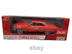 1964 FORD GALAXY 500 Sun Star Die Cast 118 Scale Car Fire Department Chief