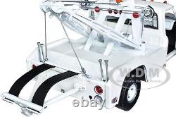 1968 Chevrolet C-30 Dually Tow Truck White 1/18 Diecast Model Greenlight 13623