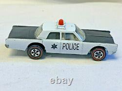 1968 Vtg Mattel Hot Wheels Redline Police Cruiser Car Vehicle Diecast 164 Toy