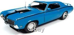 1970 MERCURY COUGAR HARDTOP Blue in 118 scale by Auto World by Auto World