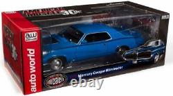 1970 MERCURY COUGAR HARDTOP Blue in 118 scale by Auto World by Auto World