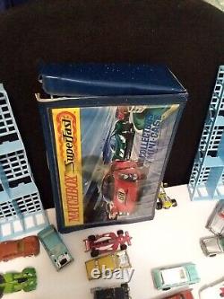 1970 Matchbox Superfast MINI CASE 19 cars some Hot Wheels Superfast & a Redline