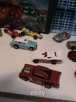 1970 Matchbox Superfast MINI CASE 19 cars some Hot Wheels Superfast & a Redline