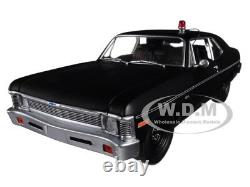 1971 Chevrolet Nova Police Hunter Matte Black Ltd 1/18 Diecast By Gmp 18903