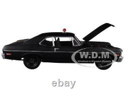 1971 Chevrolet Nova Police Hunter Matte Black Ltd 1/18 Diecast By Gmp 18903