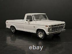 1973 Ford F-100 Pickup Truck White GMP Wheels & Bfgoodrich Wide Tires 1/18