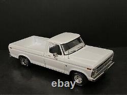 1973 Ford F-100 Pickup Truck White GMP Wheels & Bfgoodrich Wide Tires 1/18