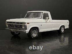 1973 Ford F-100 Pickup Truck White GMP Wheels & Bfgoodrich Wide Tires 1/18