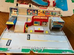 1980s Vintage Micro Machines Big Assorted Lot Buildings & Parts + 55 Vehicles