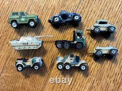 1980s Vintage Micro Machines Big Assorted Lot Buildings & Parts + 55 Vehicles