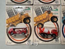 1981 Vintage Zee Toys Mini Macks & Windracers Lot of 8 Cars (School Bus)