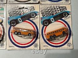 1981 Vintage Zee Toys Mini Macks & Windracers Lot of 8 Cars (School Bus)