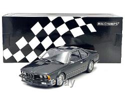 1982 BMW 635 CSi Gray Metallic 1/18 Diecast Car Minichamps