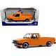 1982 Volkswagen Caddy Mki Pickup Truck Custom Orange 1/18 Diecast Model Car B