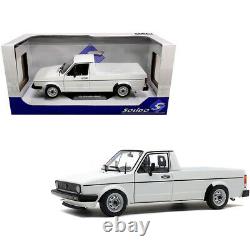 1982 Volkswagen Caddy MKI Pickup Truck White 1/18 Diecast Model Car by Solido