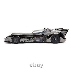 1989 Movie Batmobile Black Chrome Finish 124 Scale Die-Cast Metal Vehicle wi