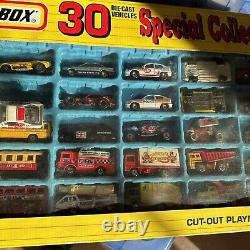 1993 Matchbox Special Collection 30 Die-Cast Vehicles with Cut-Out Playmat