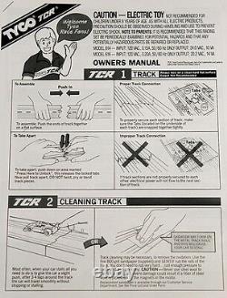 1993 UNUSED TYCO TCR Slotless Slot Car 13ft Indy RACE SET 3 Vehicles +Bonus Body
