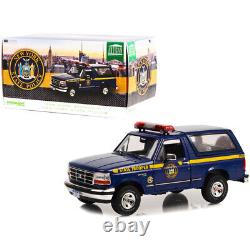 1996 Ford Bronco XLT Dark Blue New York State Police Artisan Collection 1