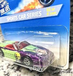 1996 Hot Wheels Variation RED Interior CUSTOM CORVETTE Sports Car Series