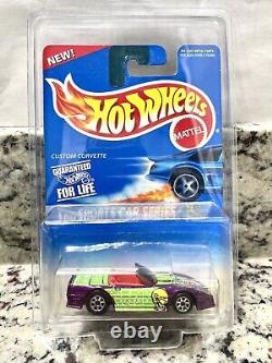 1996 Hot Wheels Variation RED Interior CUSTOM CORVETTE Sports Car Series