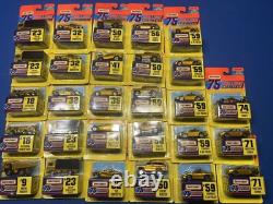1997 Matchbox 75 Challenge Gold Diecast Car Lot of 27 Assorted Vehicles NIP