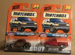 1998 Matchbox Car Lot Vehicles 26 Thru 50 Still In Original Packaging