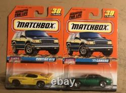 1998 Matchbox Car Lot Vehicles 26 Thru 50 Still In Original Packaging