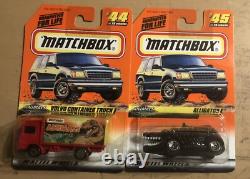 1998 Matchbox Car Lot Vehicles 26 Thru 50 Still In Original Packaging