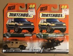 1998 Matchbox Car Lot Vehicles 26 Thru 50 Still In Original Packaging