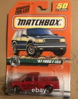 1998 Matchbox Car Lot Vehicles 26 Thru 50 Still In Original Packaging