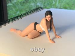 1/12 1/16 1/18 Fallen Ponytail Pretty Girl Model Scene Car Vehicle Toy