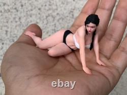 1/12 1/16 1/18 Fallen Ponytail Pretty Girl Model Scene Car Vehicle Toy