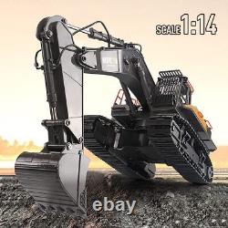 1/14 RC Excavator 22 Channel Remote Control Digger Toy Construction Vehicle Car