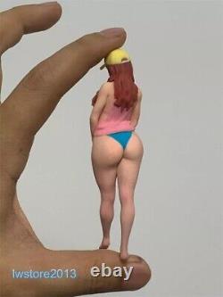 1/18 1/16 1/12 Beauty Girl Resin Figurines Figures Scene Model For Cars Vehicles