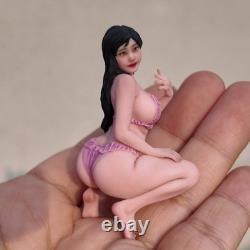 1/18 1/16 1/12 Miniatures Pink Lace Beauty Girl Scene Figures For Cars Vehicles