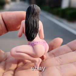 1/18 1/16 1/12 Miniatures Pink Lace Beauty Girl Scene Figures For Cars Vehicles