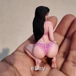 1/18 1/16 1/12 Miniatures Pink Lace Beauty Girl Scene Figures For Cars Vehicles
