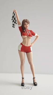 1/18 1/16 1/12 Miniatures Racing Car Girl Scene Figures Model For Cars Vehicles