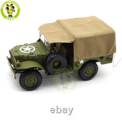 1/18 BEEP WC51 Military Vehicle Diecast Model Toy Car Gifts For Friends