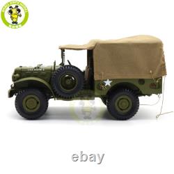 1/18 BEEP WC51 Military Vehicle Diecast Model Toy Car Gifts For Friends