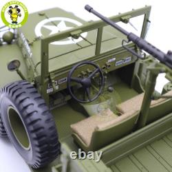 1/18 BEEP WC51 Military Vehicle Diecast Model Toy Car Gifts For Friends