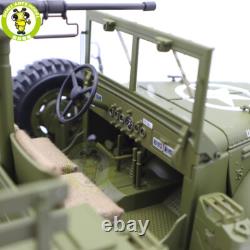1/18 BEEP WC51 Military Vehicle Diecast Model Toy Car Gifts For Friends
