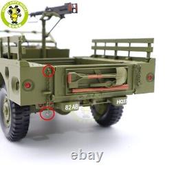 1/18 BEEP WC Series WC52 Military Vehicle Diecast Model Toy Car Gifts