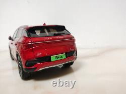 1/18 BYD Han EV Electric vehicle Metal Diecast Model Car Collection Hobby Red