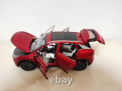 1/18 BYD Han EV Electric vehicle Metal Diecast Model Car Collection Hobby Red