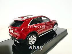 1/18 Cadillac XT4 2022 SUV Diecast Model Car Off-road vehicle Gift Red Display
